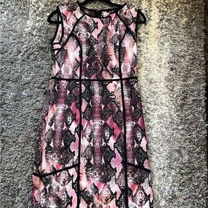Jennifer Lopez Snake Print Dress